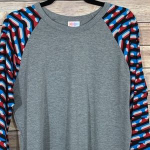 LuLaRoe Women's Randy Baseball Top Brand New